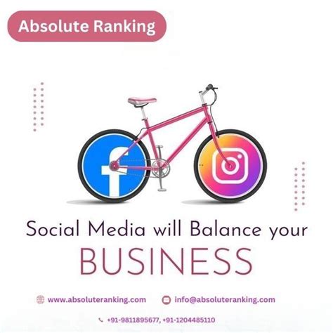 An Advertisement For Social Media Will Balance Your Business With The