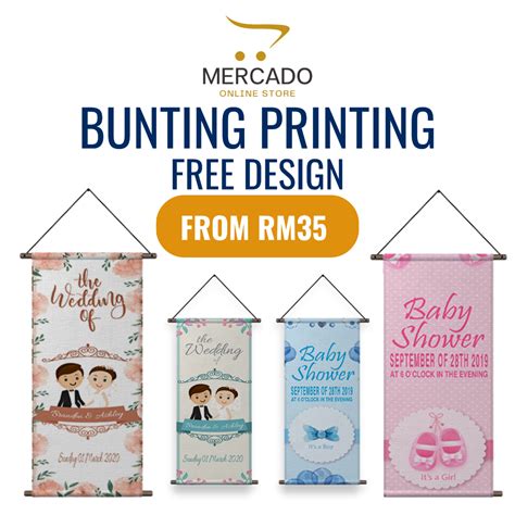 Bunting Pvc Pipe Bunting Hari Jadi Banner Kahwin Wedding Banner Birthday Banner