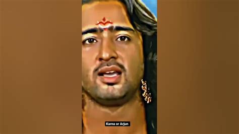 Krishna Arjun Vs Karan Mahabharat Shorts Dharmikkaran Youtube