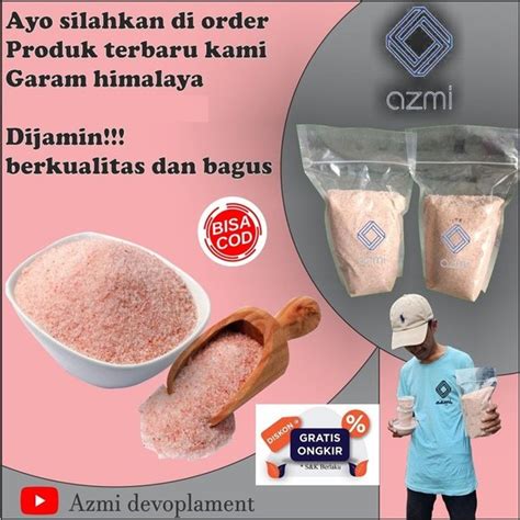 Jual Himalayan Pink Salt Garam Natural Himalaya Kemasan Repack Gr Di