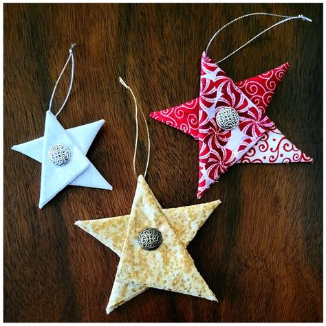 Fast Fun Folded Fabric Stars