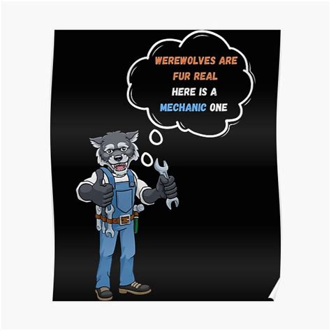 "Funny werewolf meme " Poster for Sale by DustyRadPhotos | Redbubble