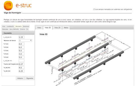 Cómo calcular con e struc una viga de hormigón armado e STRUC