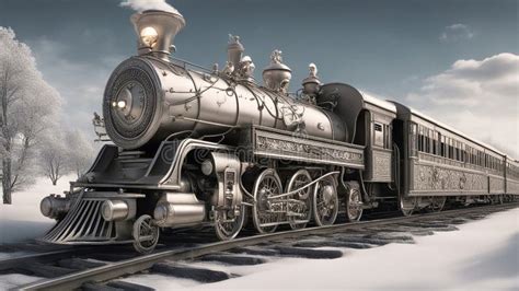 Steam Train in the Countryside a Soul Skull Train that Wanders through the Dreams on a Surreal ...