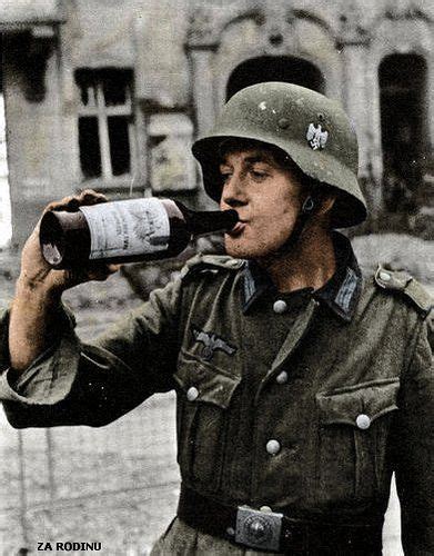 German Soldier Has A Drink In Berlin 1943 Roldschoolcool