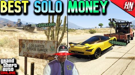 Top 10 BEST WAYS To Make MONEY SOLO In GTA Online YouTube