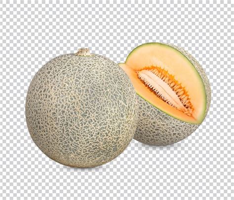 Premium Psd Fresh Cantaloupe Isolated Premium Psd