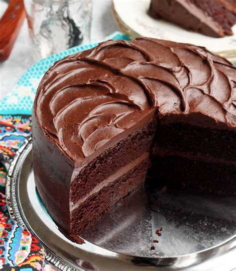 The Best Chocolate Cake Moist Fudgy Chocolate Frosting Recipes