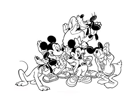 Mickey Lendo Tudodesenhos Sketch Coloring Page