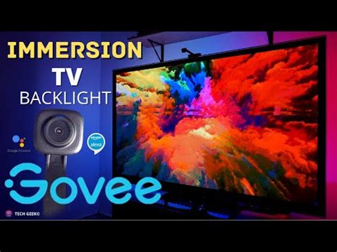 Govee Immersion Rgbic Led Tv Backlight Unboxing Setting Up Review