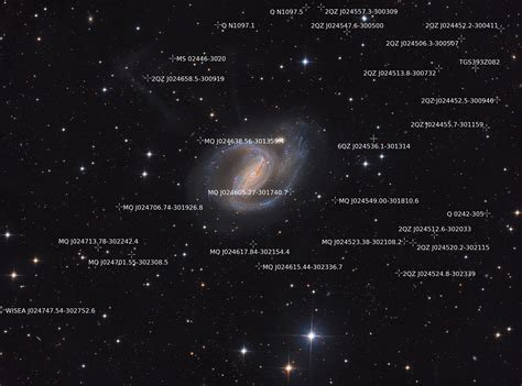 Ngc 1097 An Interactive Galaxy In Fornax Herbert Walter Astrobin