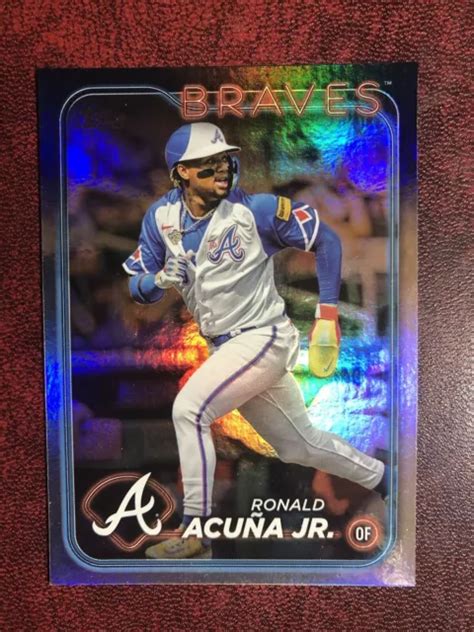 Topps Series Ronald Acuna Jr Lamina Arcobaleno Parallela