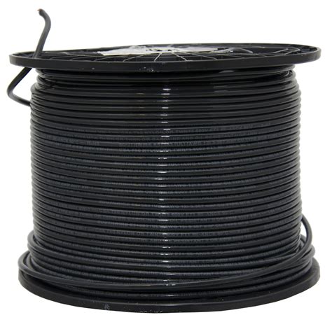 Southwire Ft Awg Copper Stranded Black Xhhw Wire By The Roll