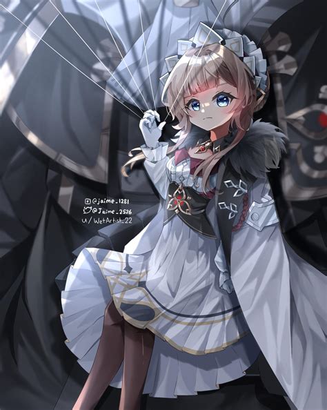 sandrone artwork rgenshinimpact