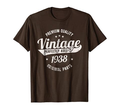 Vintage Est 1938 T Shirt 80 Years Old 80th Birthday T Teechatpro