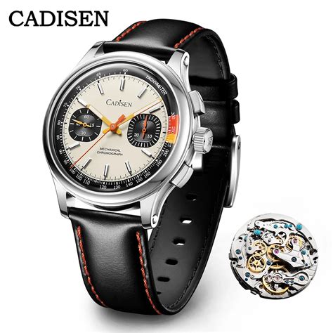 Cadisen Neue Uhr Chronograph Mechanische Armbanduhren M We St Swell