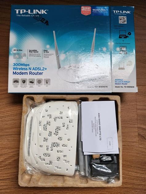 TP Link 300mbps Wireless N ADSL2+ Modem Router, Computers & Tech, Parts ...