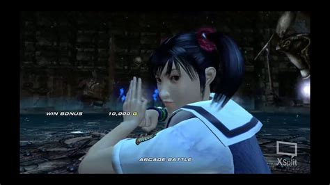 Tekken Arcade Mode Ling Xiaoyu School Uniform Youtube