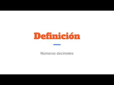 Vídeos 2ºESO Números Decimales Melina Matemáticas