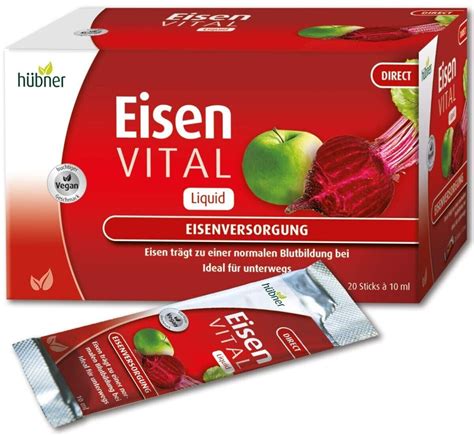 Hübner Eisen Vital Liquid Beutel 20 x 10ml ab 20 40