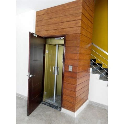 Wooden Geared Residential Passenger Lifts Max Persons Capacity 6