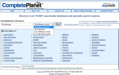 Top Search Engines To Explore Deep Invisible Web