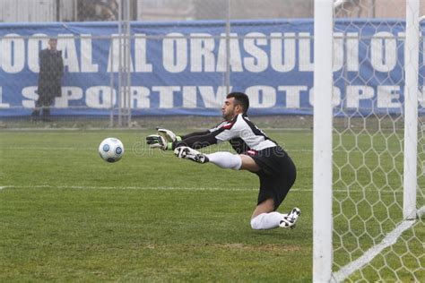 Football Goalkeeper Penalty Save Editorial Stock Image - Image of pitch ...