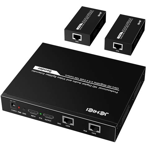 Snapklik HDMI Extender Splitter 1 X 8 JCHICI 4K30Hz 100M 328fts