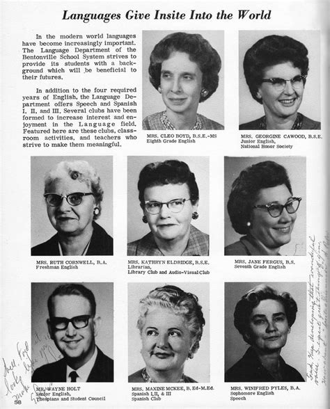 1965 Bentonville Yearbook - Vintage Bentonville