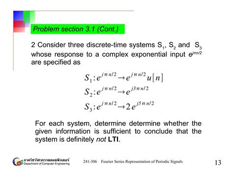 Chapter Fourier Series Representation Of Periodic Signals Ppt