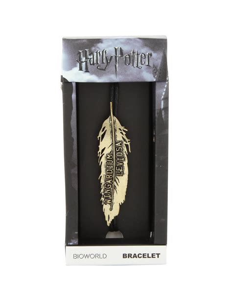 Harry Potter Wingardium Leviosa Feather Bracelet Hot Topic