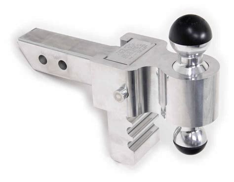 Rapid Hitch Adjustable Aluminum Ball Mount Kit W Greaseless Balls