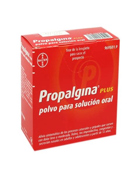 PROPALGINA PLUS POLVO PARA SOLUCIÓN ORAL 10 sobres