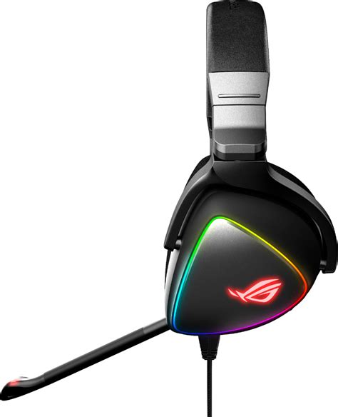 Best Buy Asus Rog Delta Rgb Wired Gaming Headset For Pc Mac Ps4 Nintendo Switch Mobile