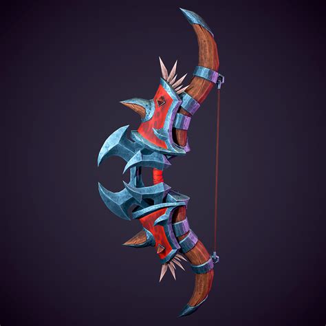 Artstation World Of Warcraft Stylized Bow