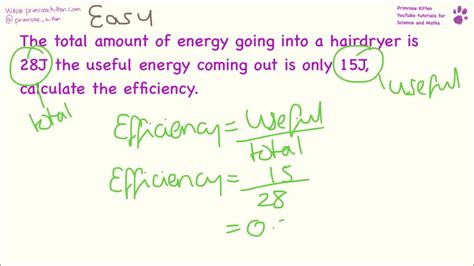 How To Calculate Percentage Efficiency