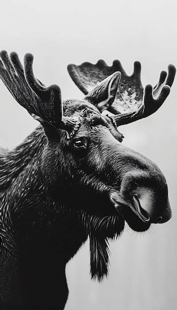 50,000+ Moose Head Sketch Pictures