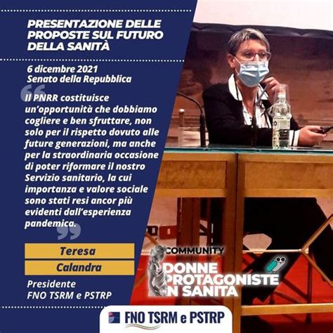 PRESENTAZIONE DELLE PROPOSTE SUL FUTURO DELLA SANITÀ ITALIANA