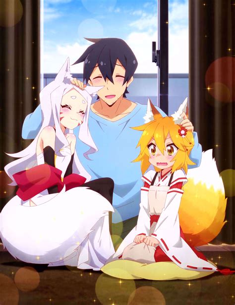 Shiro Senko Nakano The Helpful Fox Senko San Anime Chibi Anime