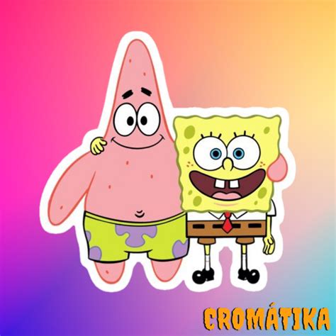 Sticker Bob Esponja Y Patricio CromÁtika Stickers