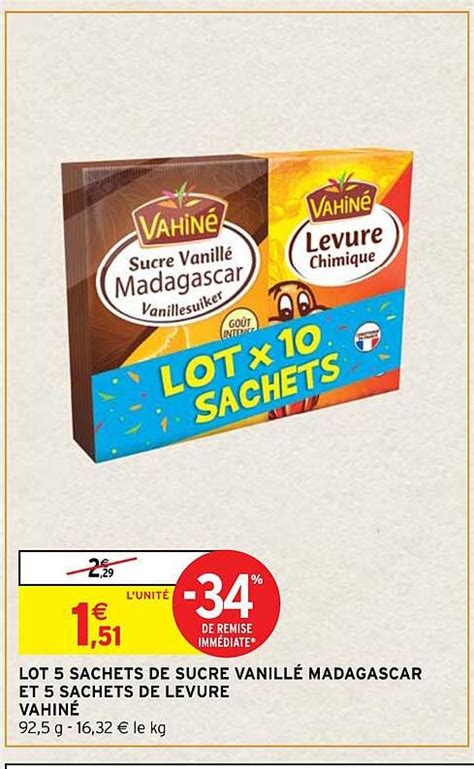 Offre Vahin Sucre Vanille De Madagascar Chez Lidl