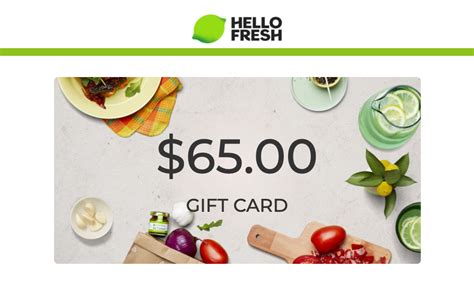 HelloFresh + Gift Card