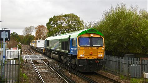 GBRf 66796 The Green Progressor At Beltring Hauling Network Rail MPVs