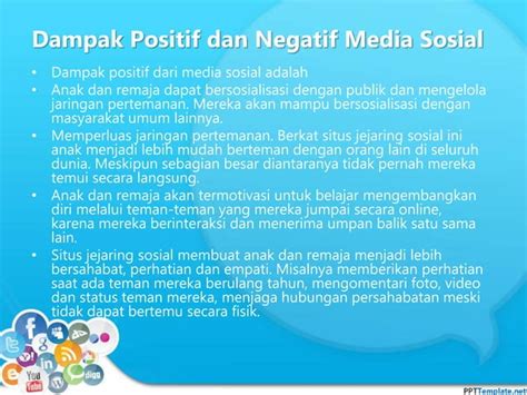 Manfaat Media Sosial Dalam Dunia Pendidikan Ppt