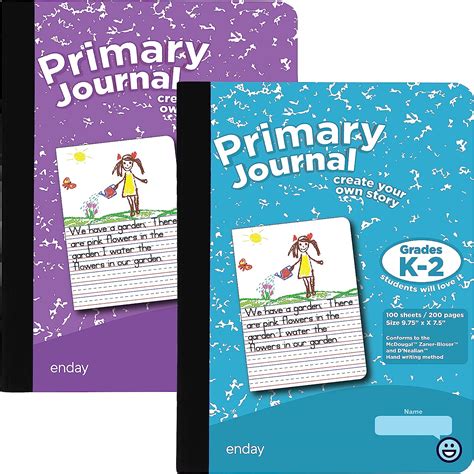 Enday Primary Journal Grades K 2 Primary Writing Journal