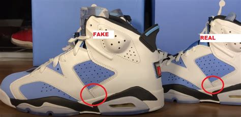 How To Spot Identify The Fake Air Jordan 6 UNC