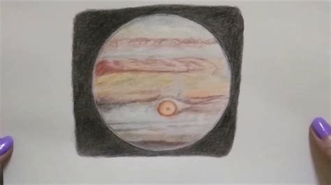 Jupiter Drawing With Color