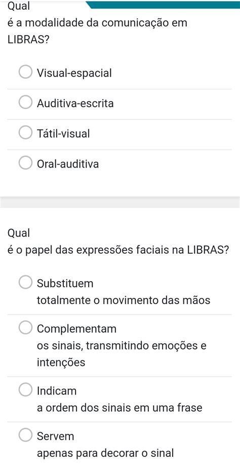 Qual é A Modalidade Da Comunicação Em Libras - 6