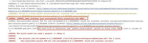 Jenkins Maven Clean Package No Such File Or Directory And