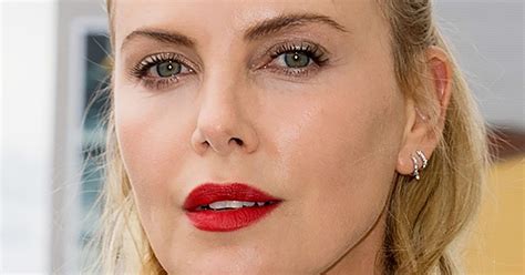 Charlize Theron Red Carpet Close Up